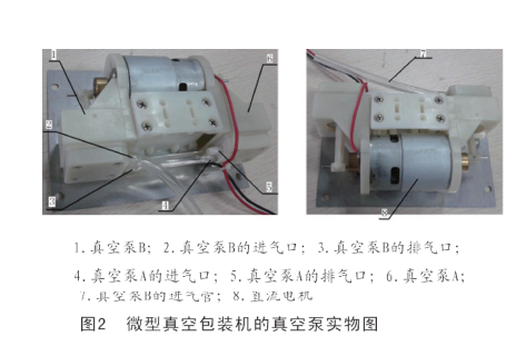  微型真空包裝機(jī)的真空泵實(shí)物圖