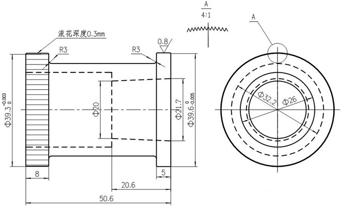 包裝機(jī)第一輸送輥的受力分析圖