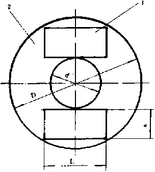 包裝機(jī)軸體與工作臺尺寸圖