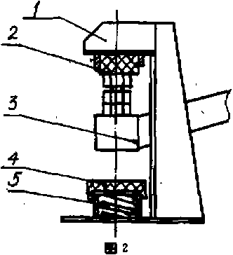 包裝機(jī)內(nèi)部結(jié)構(gòu)改進(jìn)的止動(dòng)臂部分示意圖