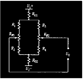 應(yīng)變片傳感器電路圖