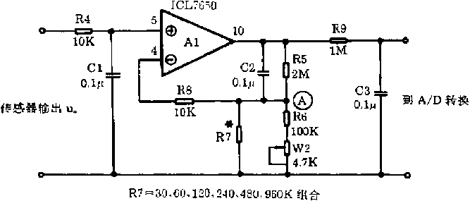 稱(chēng)重傳感器到A/D轉(zhuǎn)換圖