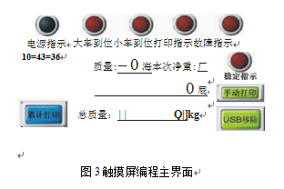 觸摸屏編程主界面圖