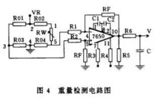 重量檢測(cè)電路圖